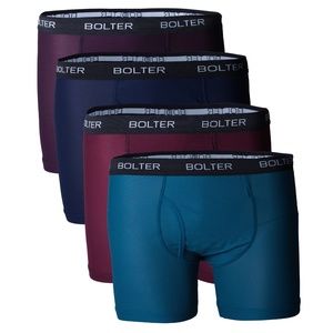 *Sale* 4 Pack Performance Boxer Briefs Nylon New